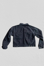Cropped Oversized Denim Jacket Lavish Daily