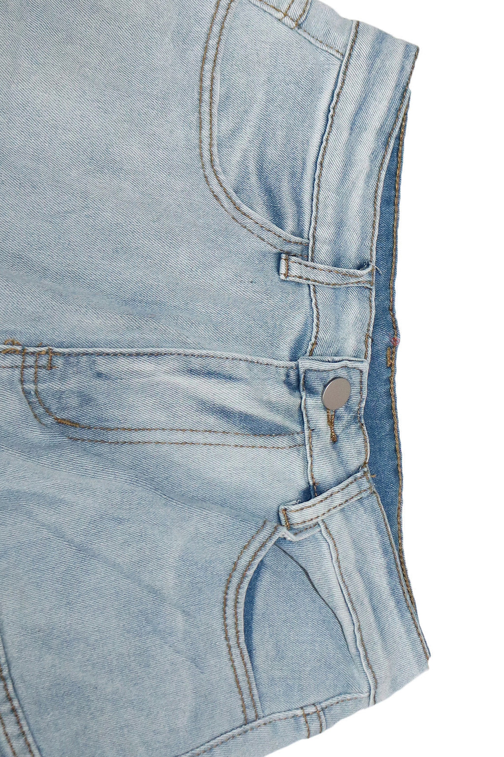 Casual Multi-Pocket Ombre Wide-Leg Jeans Lavish Daily