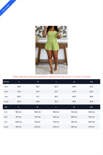 Spaghetti Strap Tailored Illusion Romper Lavish Daily