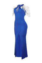 Rhinestone Maxi Dress Lavish Daily