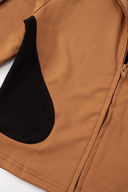 Zip-up Long Sleeve Drawstring Low Rise Pant set Lavish Daily