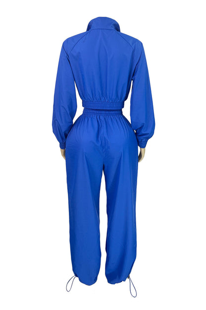 Trim Top & Wide Leg Pants Set Lavish Daily