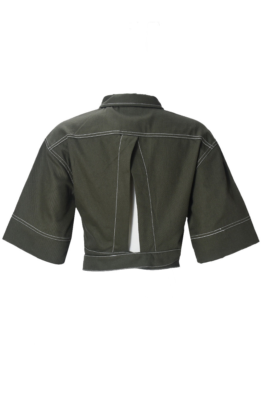 Midriff Crop Top Jacket Lavish Daily