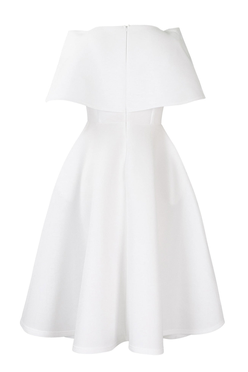 Off-Shoulder Ruffle Fit & Flare Midi Dress Lavish Daily