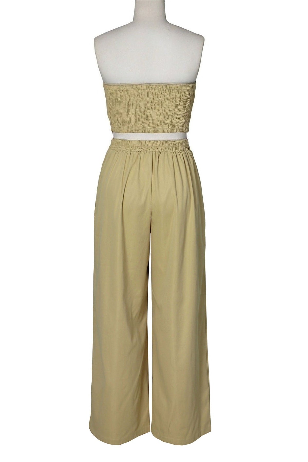 Asymmetrical Bandeau Pant Set Lavish Daily