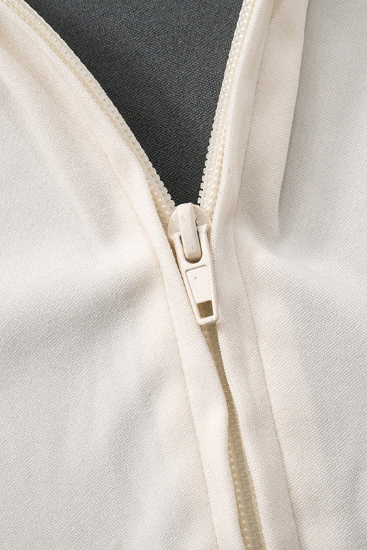 Stand Collar Slim Fit Sport Shorts Set Lavish Daily