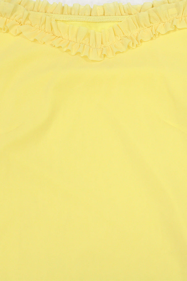 Off-Shoulder Asymmetrical Ruffle Dress Lavish Daily