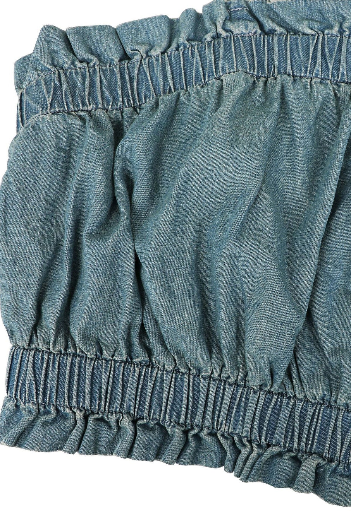 Smocked Crop Top & Wide Leg Pants Set Lavish Daily