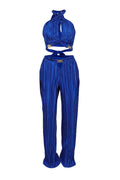 Tie-wrap Halter Backless Pant Sets Lavish Daily