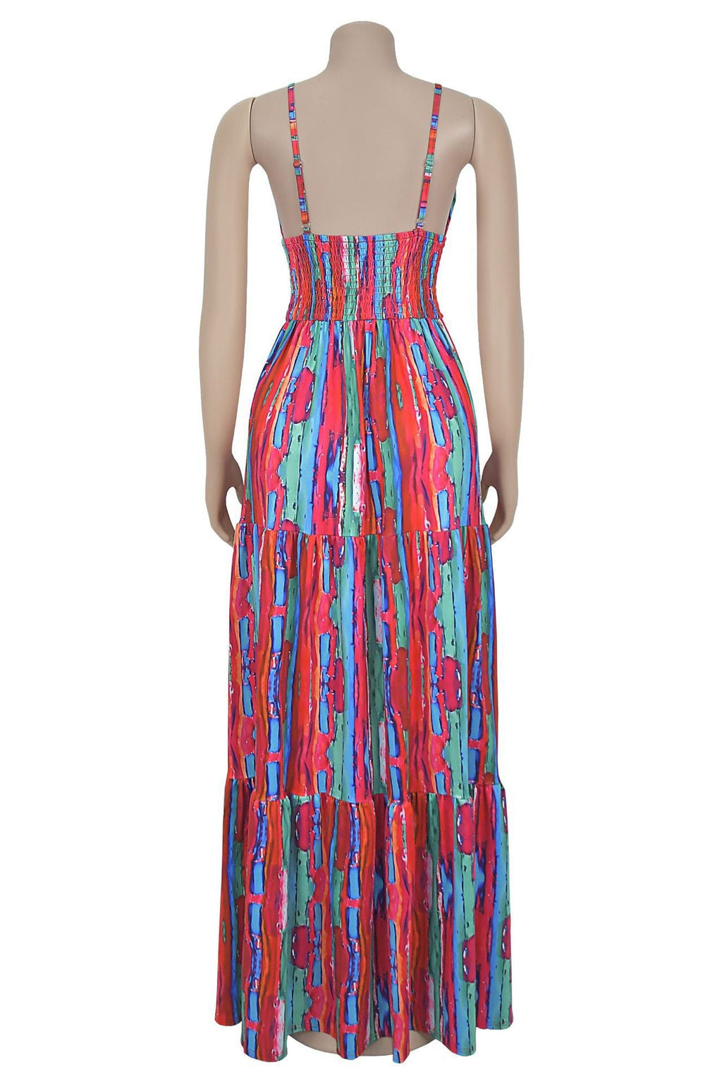 Sexy Backless Print Cami Dress Lavish Daily