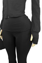 Sherpa Lined Foldover Waist Flare Pants Set Lavish Daily