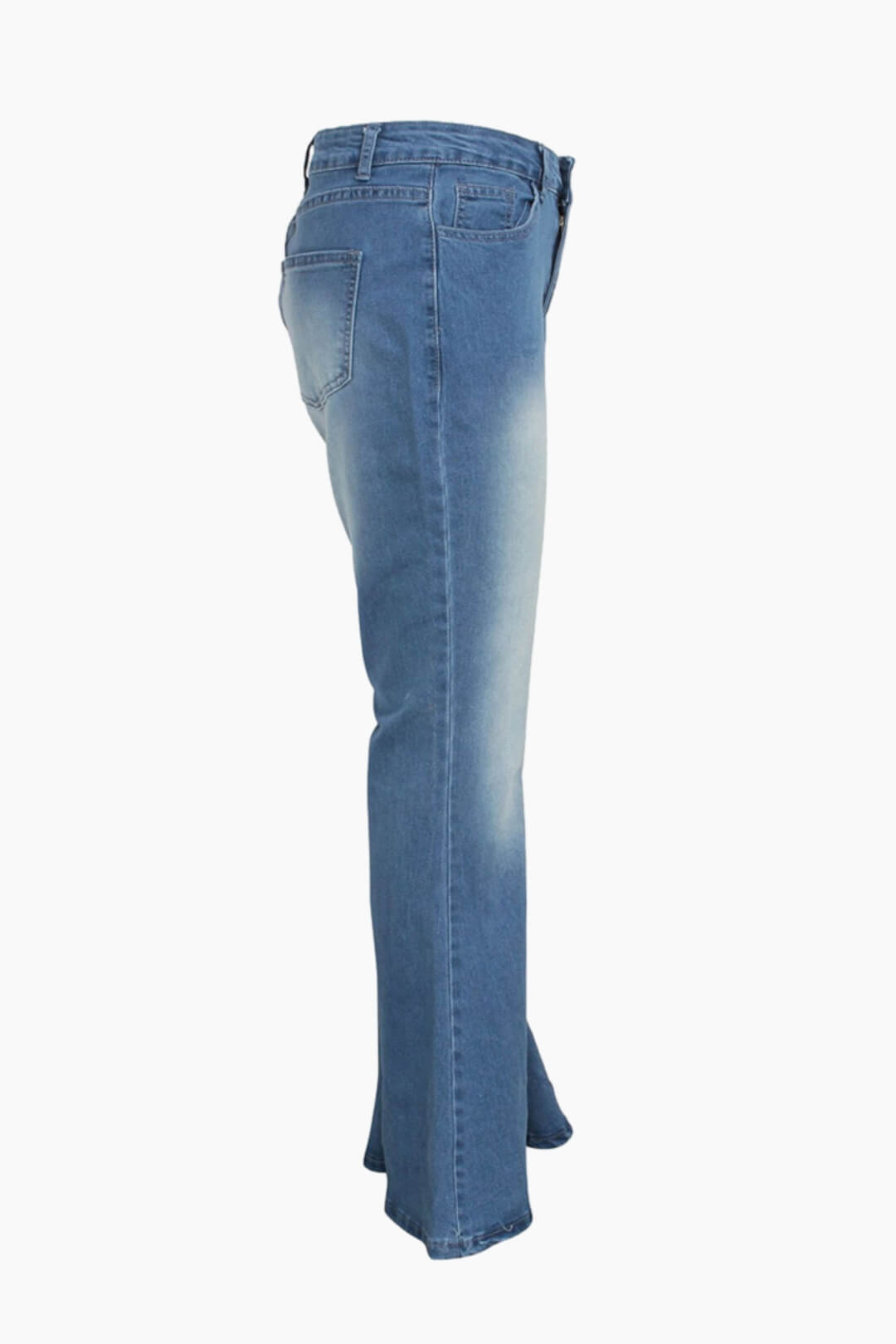 High Waist Bell Bottom Jeans Lavish Daily