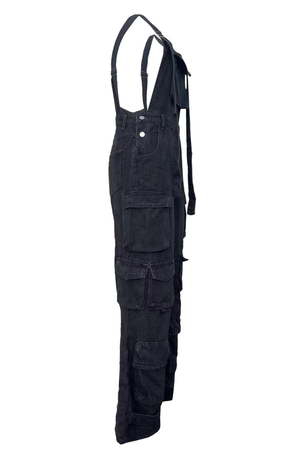 Streetwear Denim Jumpsuit Lavish Daily