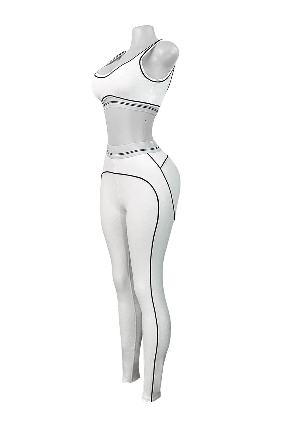 Contour Piping 2-Piece Workout Set Lavish Daily