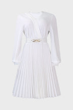 V Neck Long Sleeve Evening Long Dress Lavish Daily