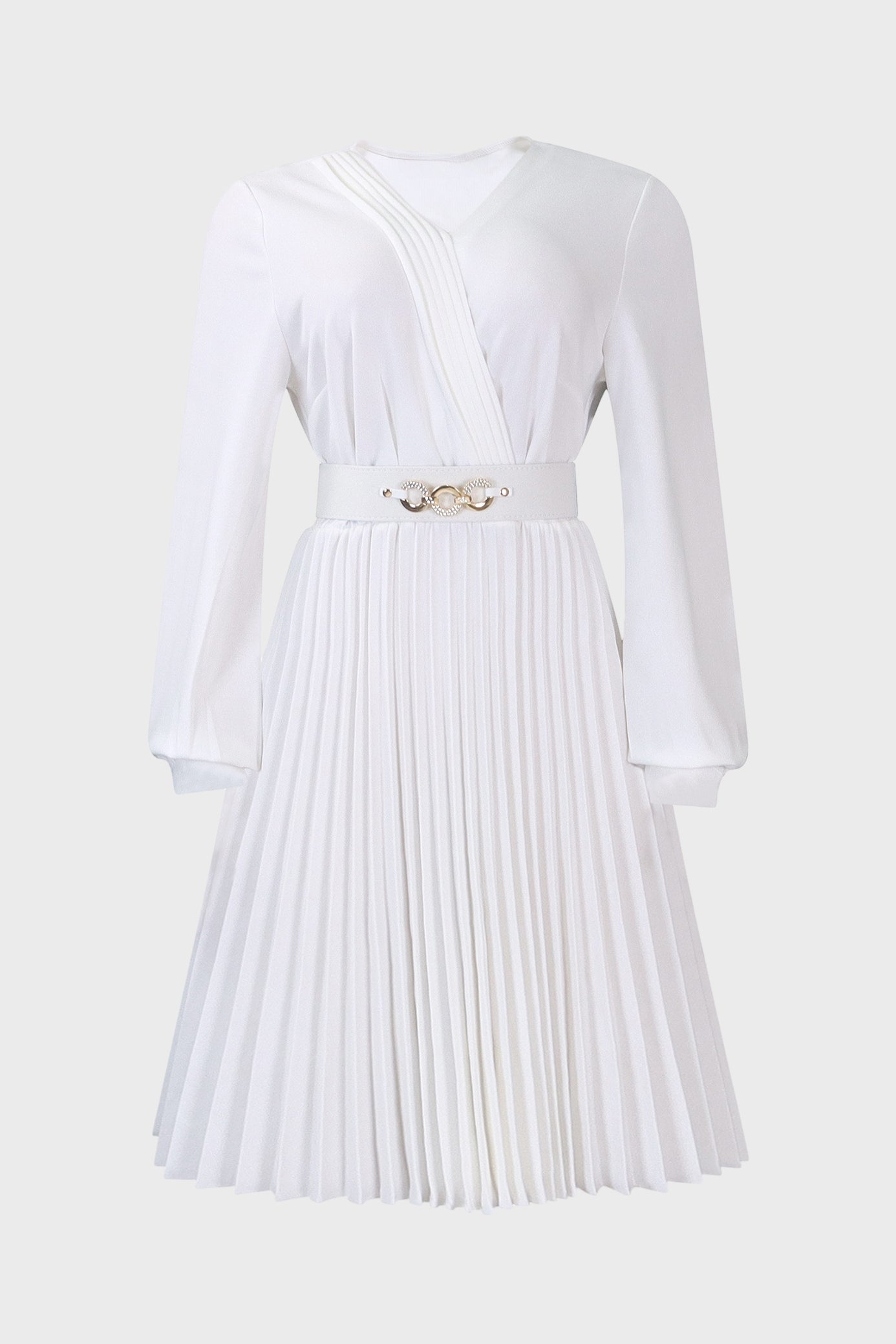 V Neck Long Sleeve Evening Long Dress Lavish Daily