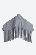 Plus Size Fringe Poncho Lavish Daily