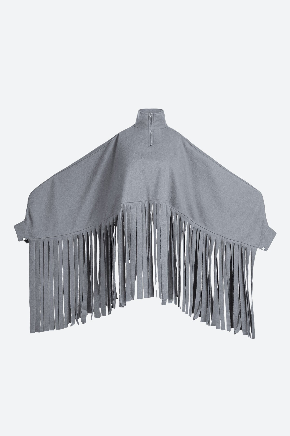 Plus Size Fringe Poncho Lavish Daily