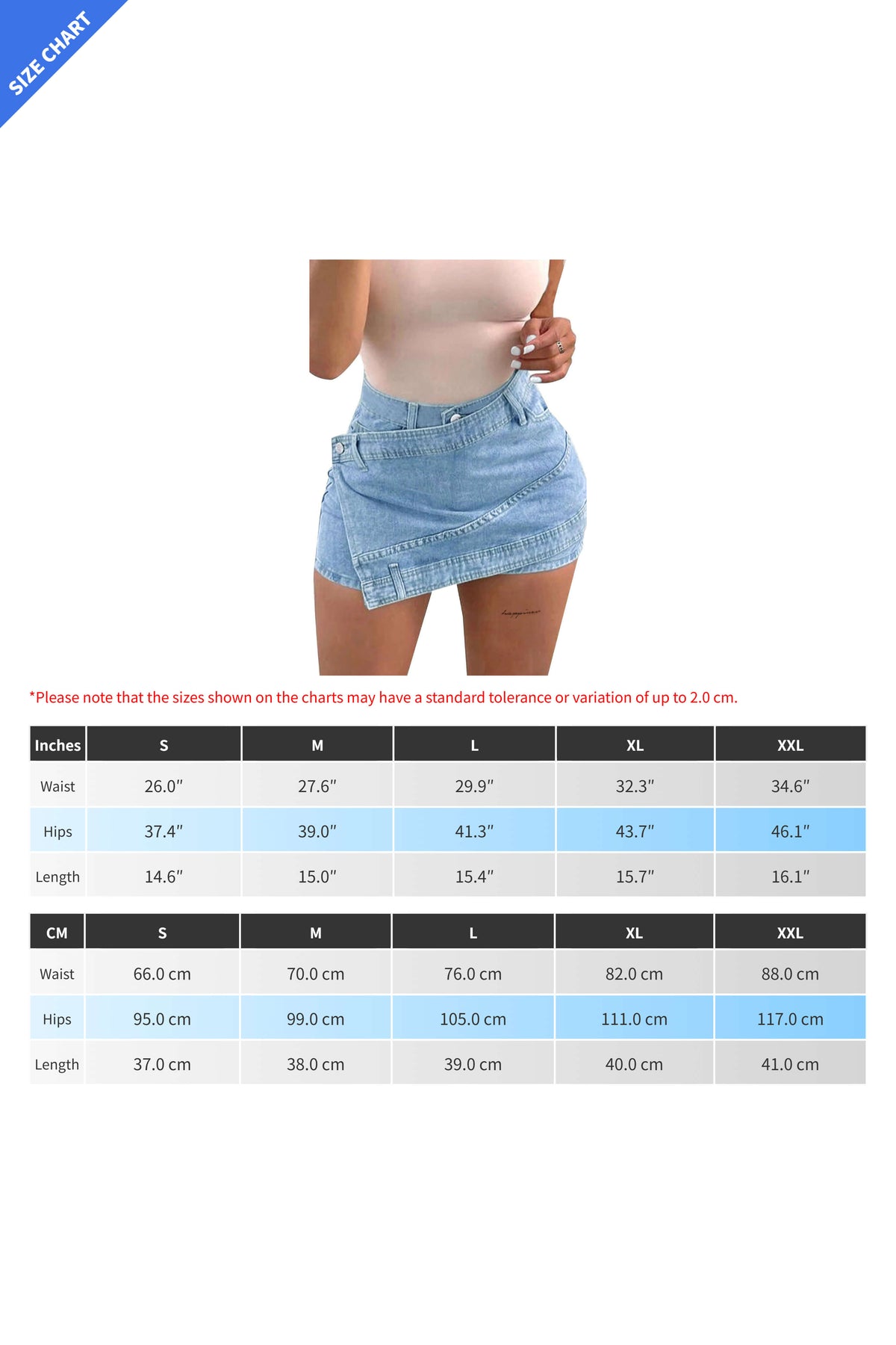 Asymmetrical Wrap Denim Shorts Lavish Daily
