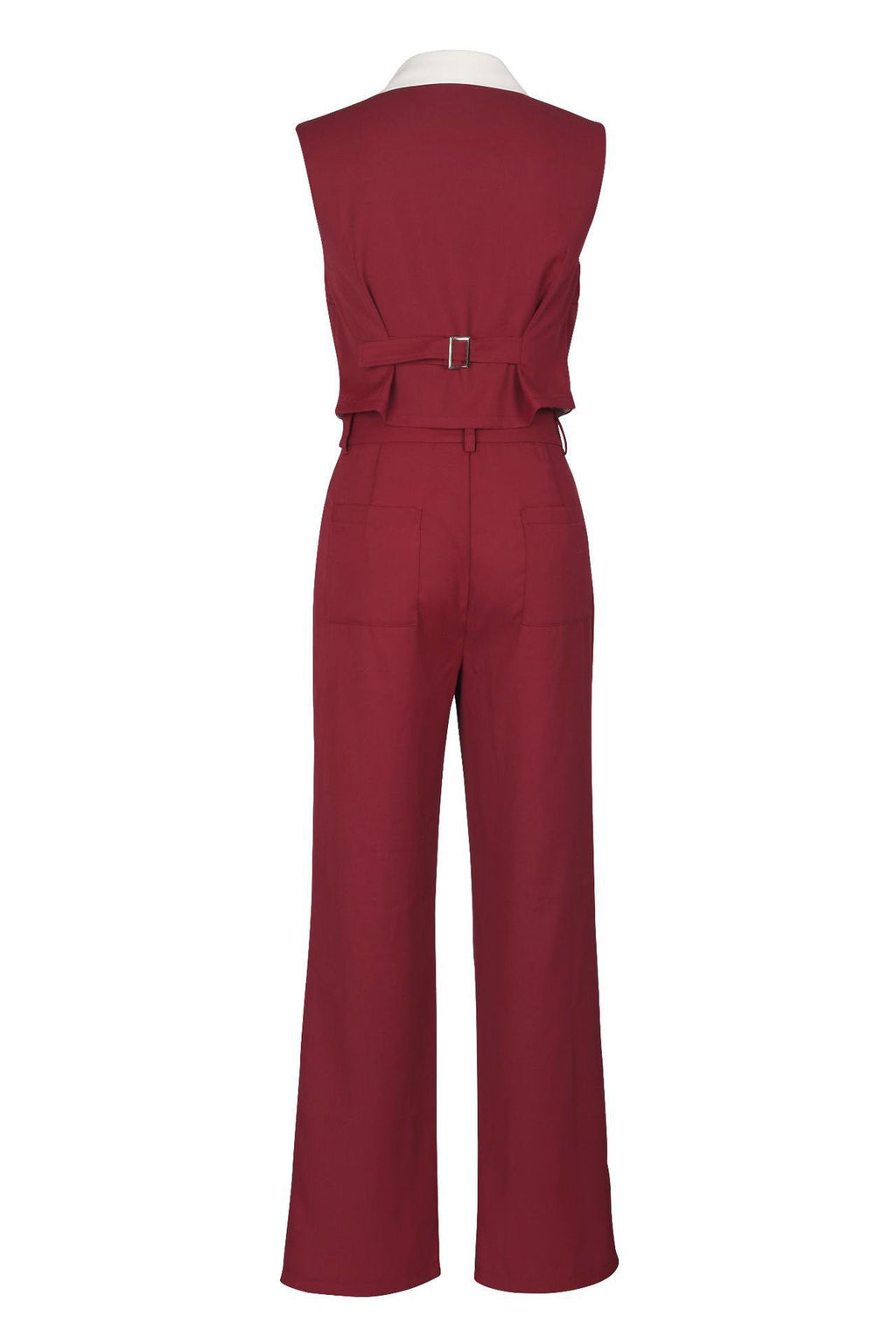 Patchwork Button Tie Back Top And Trousers Set Lavish Daily