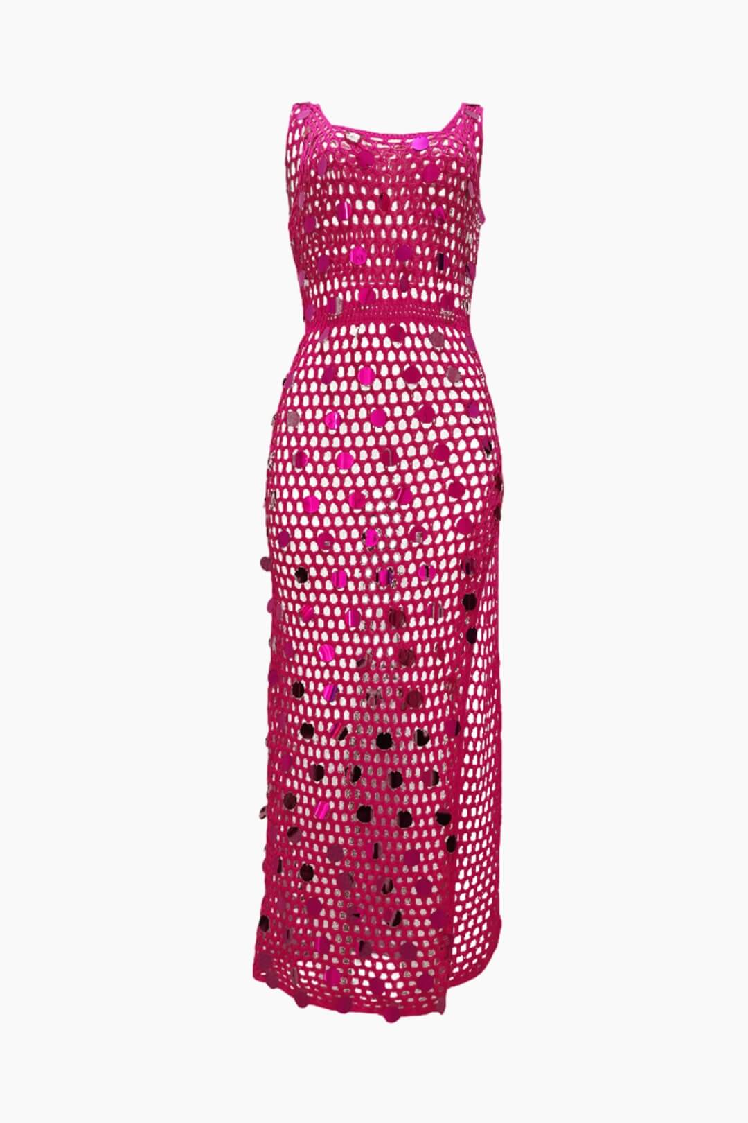 Fishnet Cover Up Beach Dress Lavish Daily