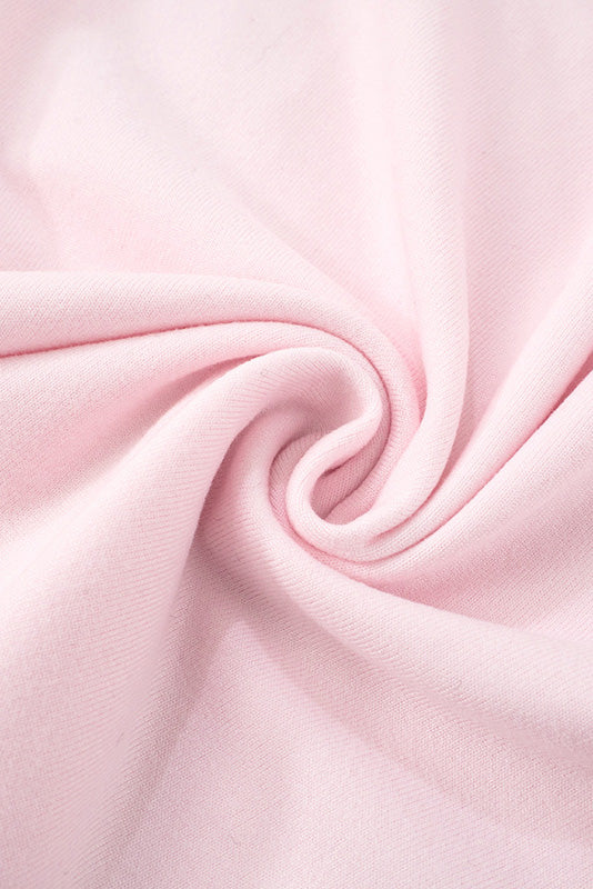 Casual Solid Round-Neck Short Sleeve Set Lavish Daily