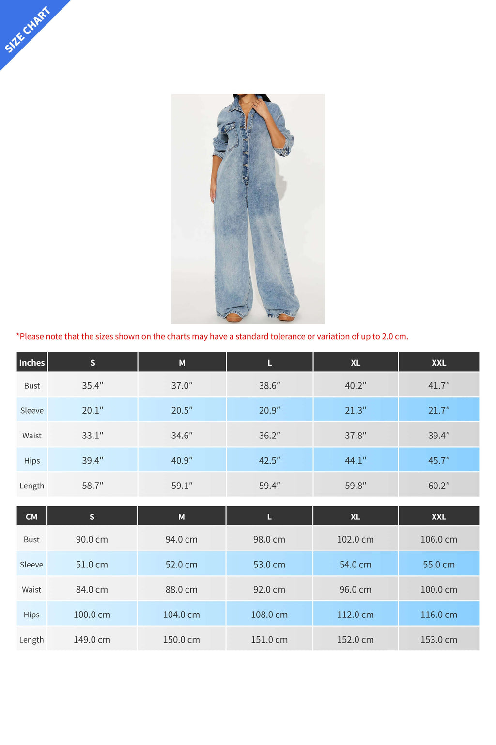 Slim Fit Long Sleeve Washed Denim Jumpsuit LavishDaily