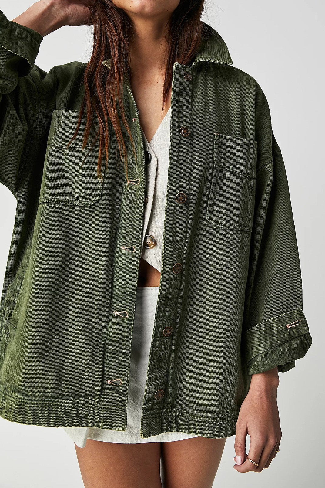 Oversized Boyfriend Fit Denim Jacket Lavish Daily
