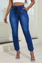 High Waist Drawstring Jogger Jeans Lavish Daily