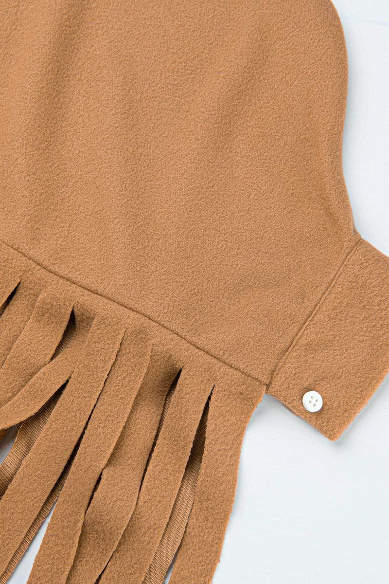 Plus Size Fringe Poncho Lavish Daily