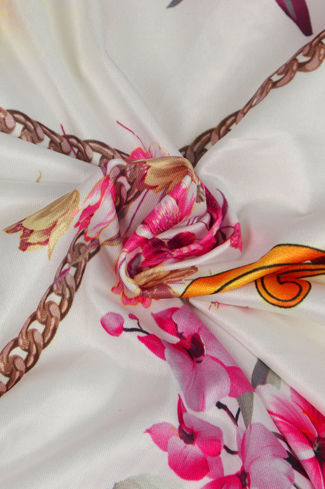 Printed Pants with Long Cardigan Set Lavish Daily