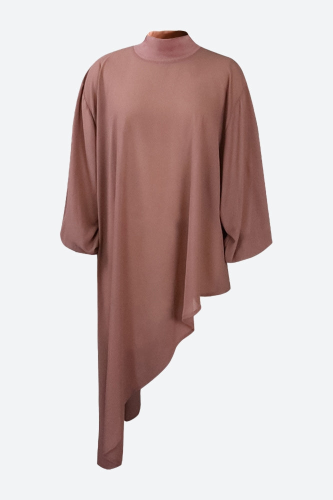 Asymmetrical Hem Shirt Dress Lavish Daily