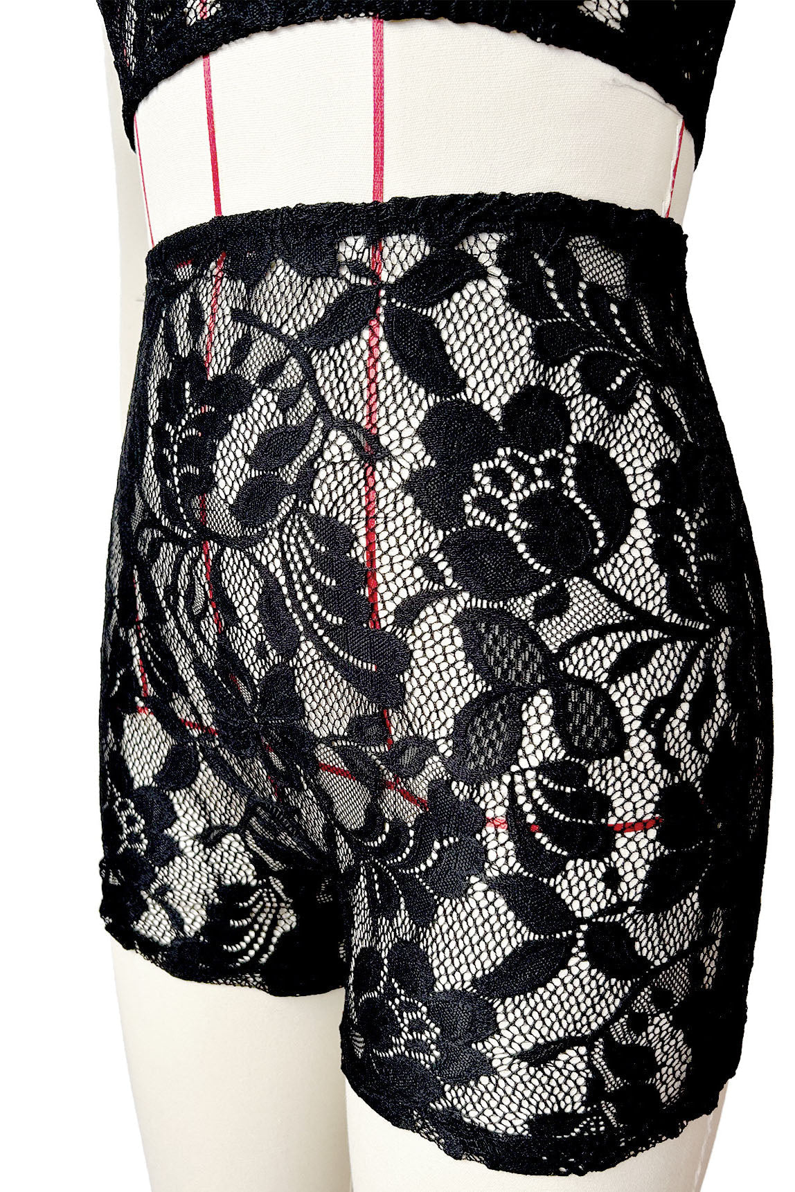Semi-Sheer Lace Bralette and Shorts Set Lavish Daily