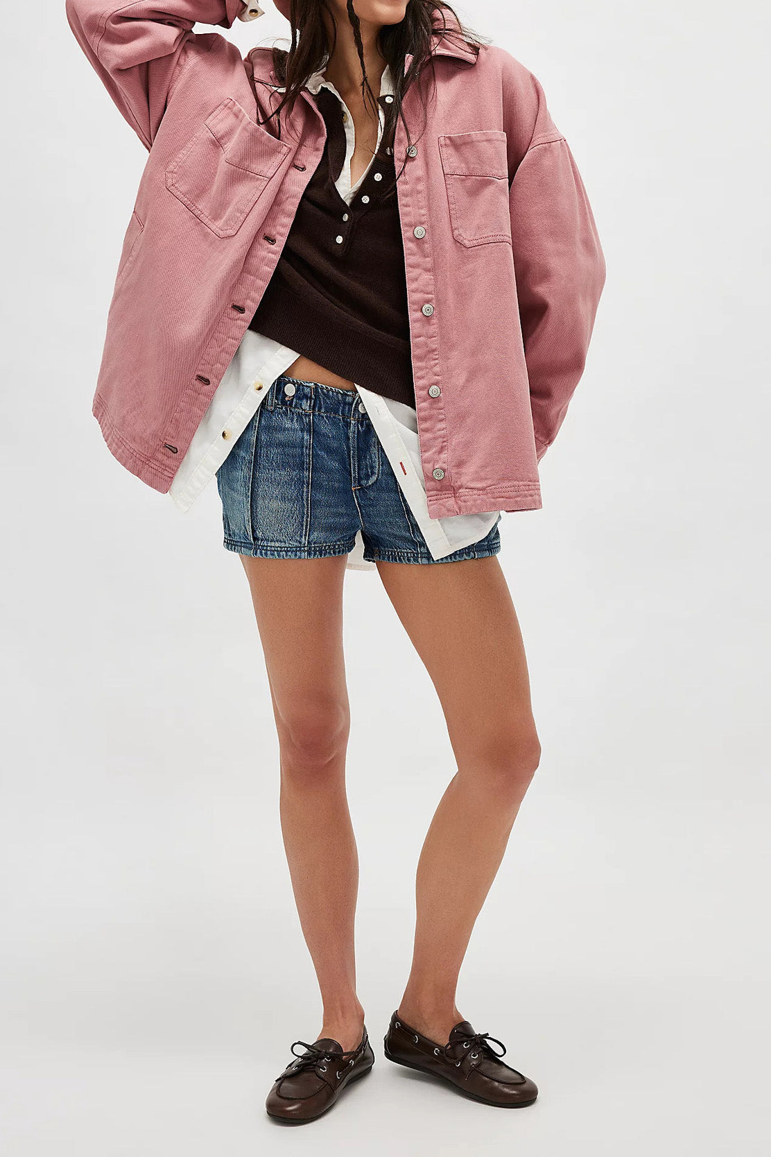Oversized Boyfriend Fit Denim Jacket Lavish Daily