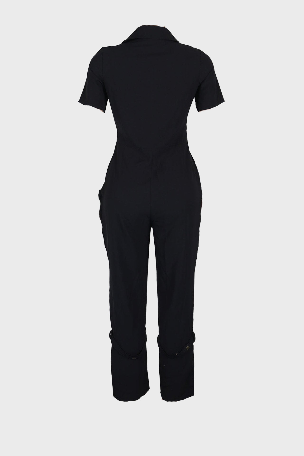 Zipper Cargo Jumpsuit Lavish Daily