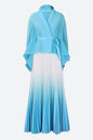 Gradient Batwing Sleeve Top and Skirt Set Lavish Daily