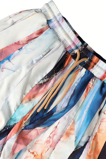 Statement Layered Ruffle Drawstring Harem Pants Lavish Daily