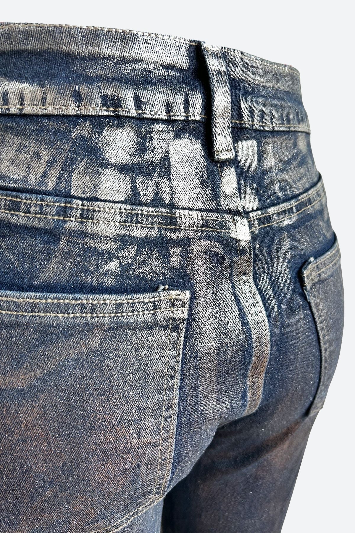 Lustrous Silver Jeans Lavish Daily