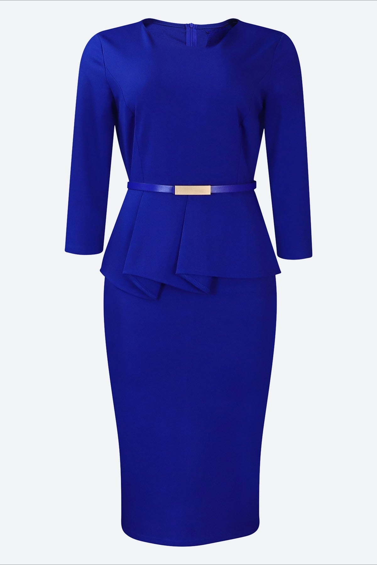 3/4 Sleeve Bodycon Work Dress Lavish Daily