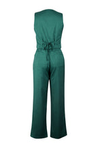 Linen Sleeveless Suit Set for Work Office Lavish Daily