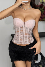 Bandeau Underwired Corset Top Lavish Daily