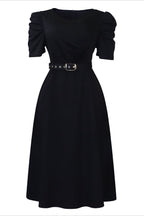 Solid Ruched Midi Dress Lavish Daily