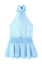 Tie Back Mini Dress Lavish Daily