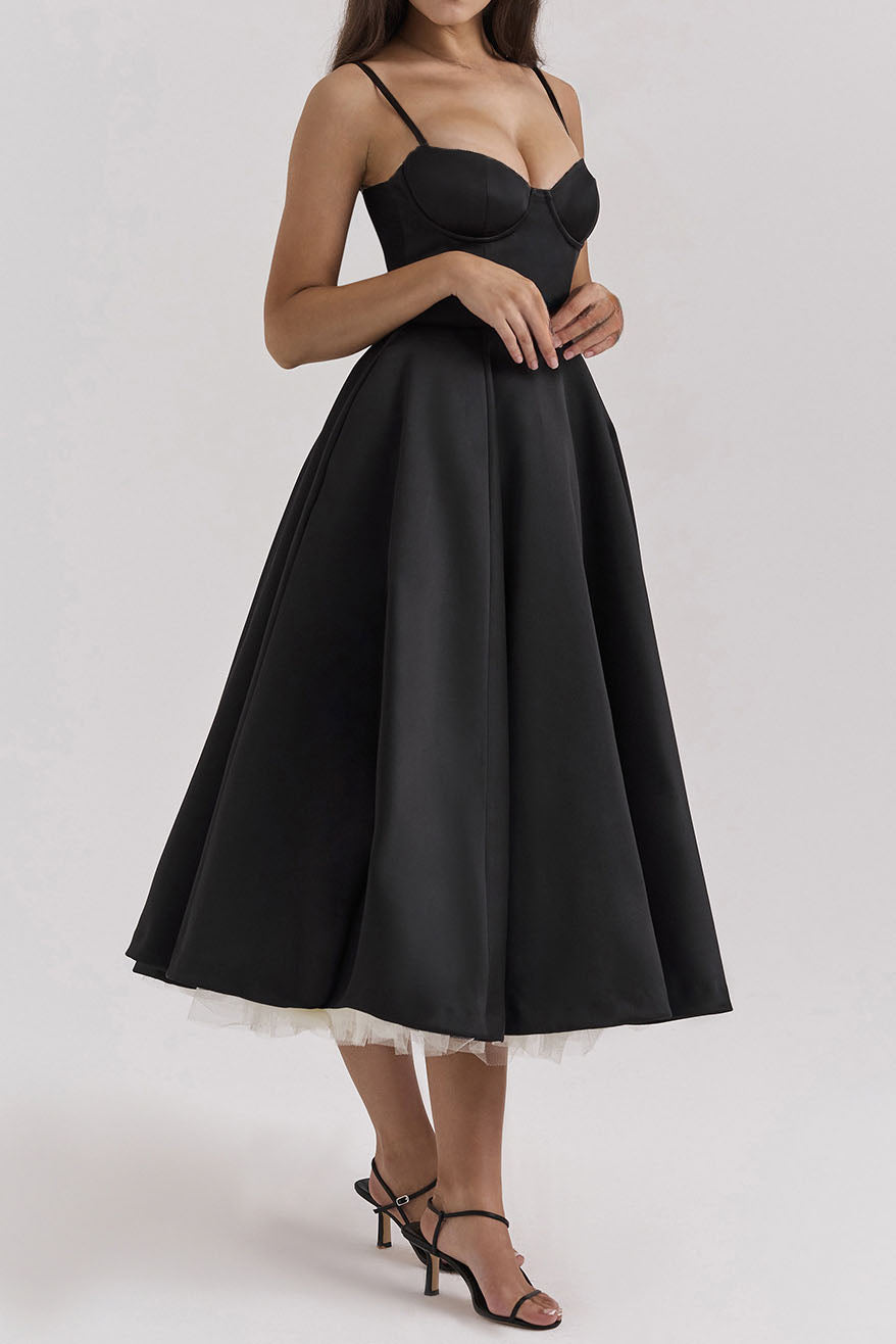 Luxury Spaghetti Strap Princess Dress Lavish Daily