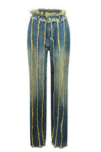 Vintage Wash Seam Straight Leg Jeans Lavish Daily