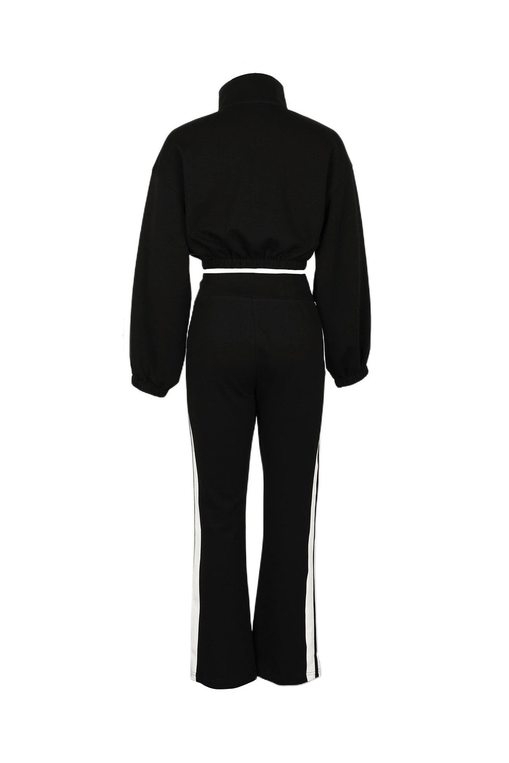 Colorblock Zip Up Jacket and Pants Set Lavish Daily