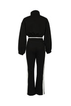 Colorblock Zip Up Jacket and Pants Set Lavish Daily