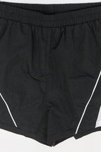 Solid Patchwork Sports Shorts Two-Piece Set Lavish Daily