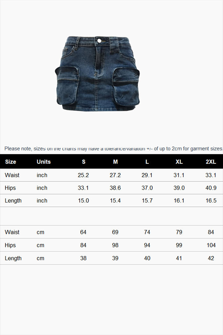 Stretch Denim Skirts Lavish Daily