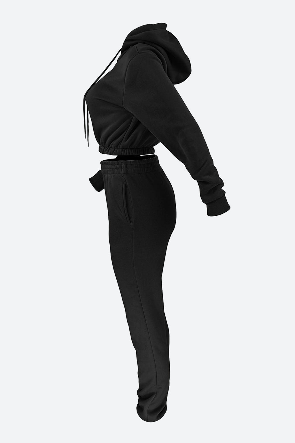 Hooded Pocket Tracksuit Set Lavish Daily